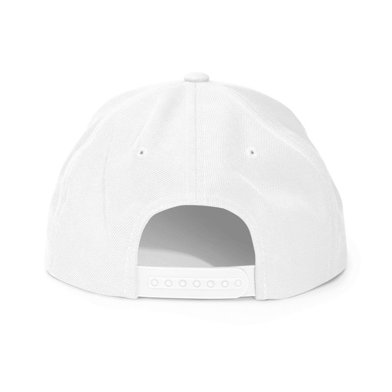 Gorra blanca atrás